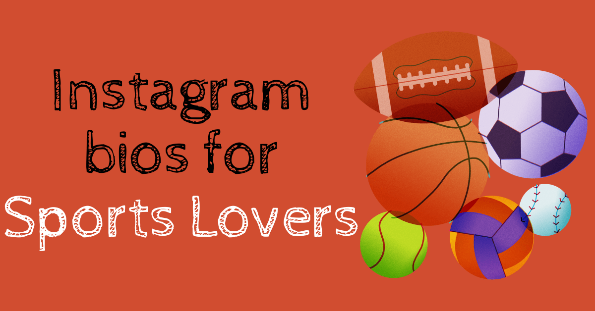 Instagram bios for sports lovers