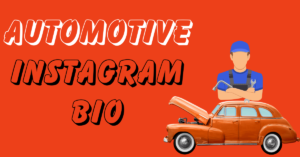 Automotive Instagram Bio