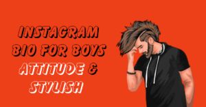 Instagram Bio for Boys Attitude & Stylish