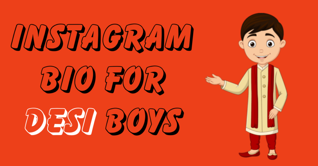 550+ Instagram Bio for Desi Boys - Insta Bio Pro