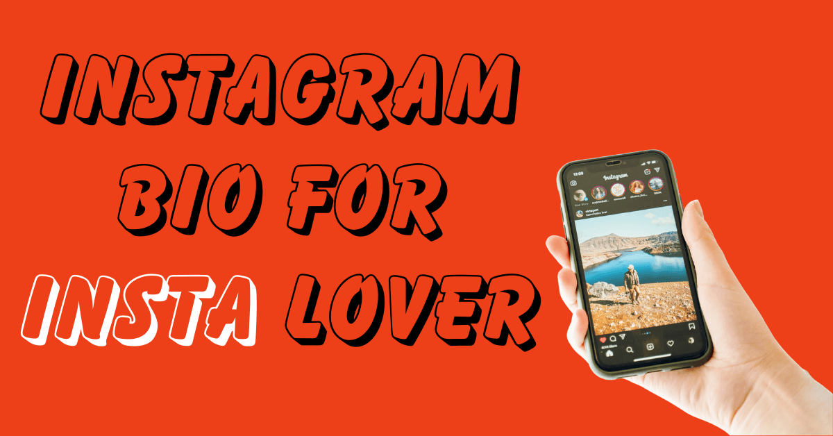 Instagram Bio for Insta Lover