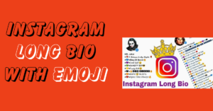 Instagram Long Bio With Emoji